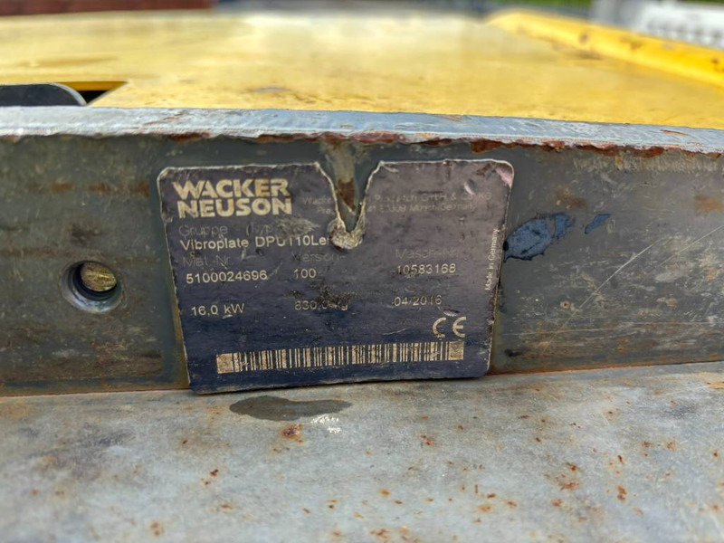 WACKER NEUSON DPU110 Lem 970 - Plate compactor: picture 5 WACKER NEUSON DPU110 Lem 970 - Plate compactor: picture 5