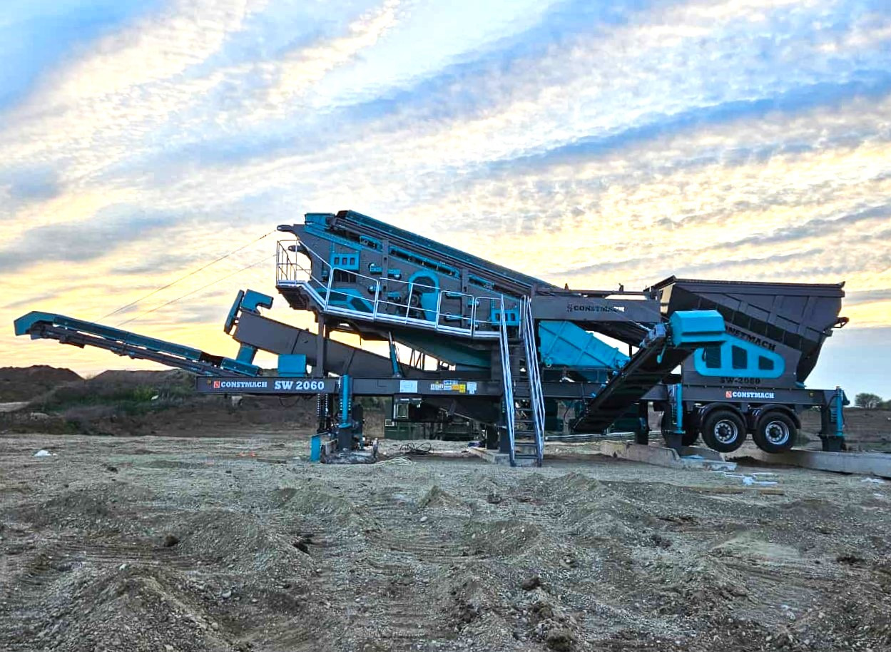 Constmach Mobile Sand- und Kieswasch- und Siebanlage - Screener: picture 2 Constmach Mobile Sand- und Kieswasch- und Siebanlage - Screener: picture 2