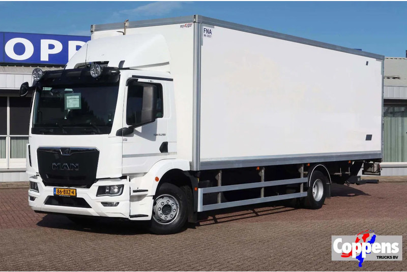 MAN TGM 15.290 Bak + klep Full air suspension Euro 6 Automaat - Box truck: picture 1 MAN TGM 15.290 Bak + klep Full air suspension Euro 6 Automaat - Box truck: picture 1