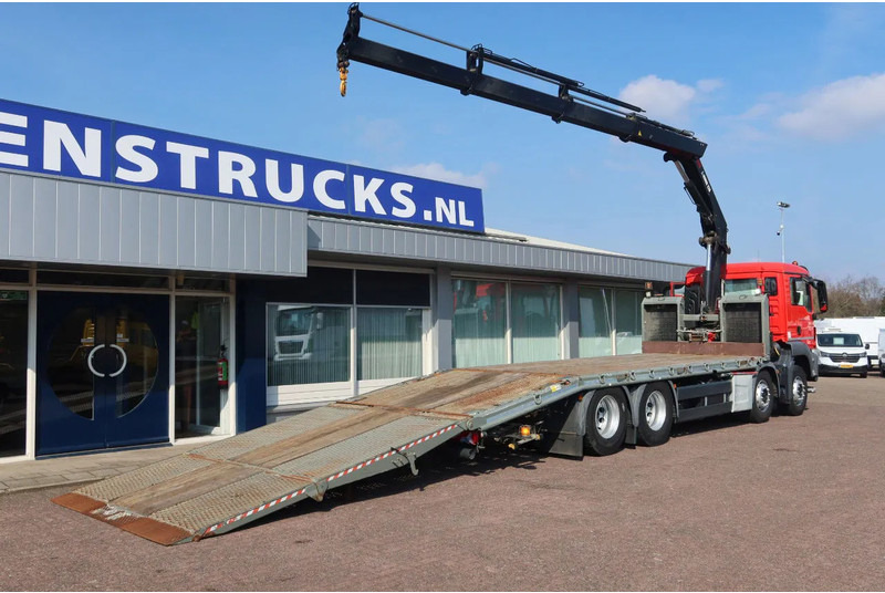 MAN TGS 35.360 8x2 Oprijwagen + HIAB 228 E 3 kraan. Radio grafisch + winch - Car transporter truck, Crane truck: picture 3 MAN TGS 35.360 8x2 Oprijwagen + HIAB 228 E 3 kraan. Radio grafisch + winch - Car transporter truck, Crane truck: picture 3