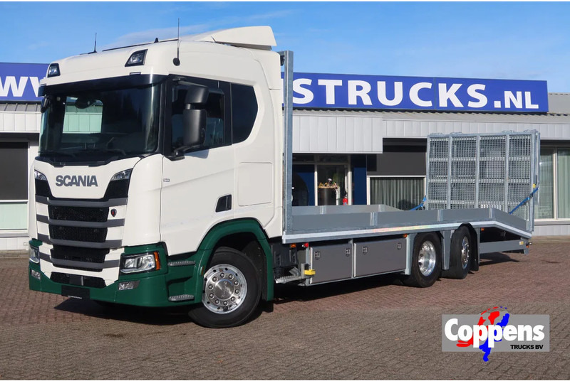 Scania R500 NGS Machine oprijwagen Stuur as. - Car transporter truck: picture 1 Scania R500 NGS Machine oprijwagen Stuur as. - Car transporter truck: picture 1