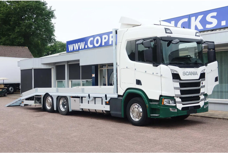 Scania R500 NGS Machinetransport 6x2 Hydralische oprijplaten - Car transporter truck: picture 2 Scania R500 NGS Machinetransport 6x2 Hydralische oprijplaten - Car transporter truck: picture 2