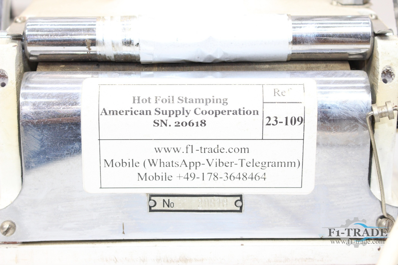 Printing machinery Hotprinter - 1000: picture 6