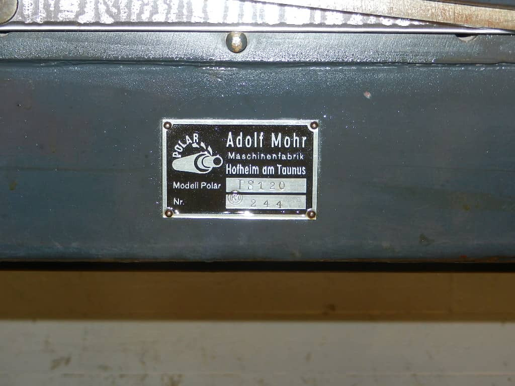 Polar Mohr 110 - Paper cutting machine: picture 5 Polar Mohr 110 - Paper cutting machine: picture 5