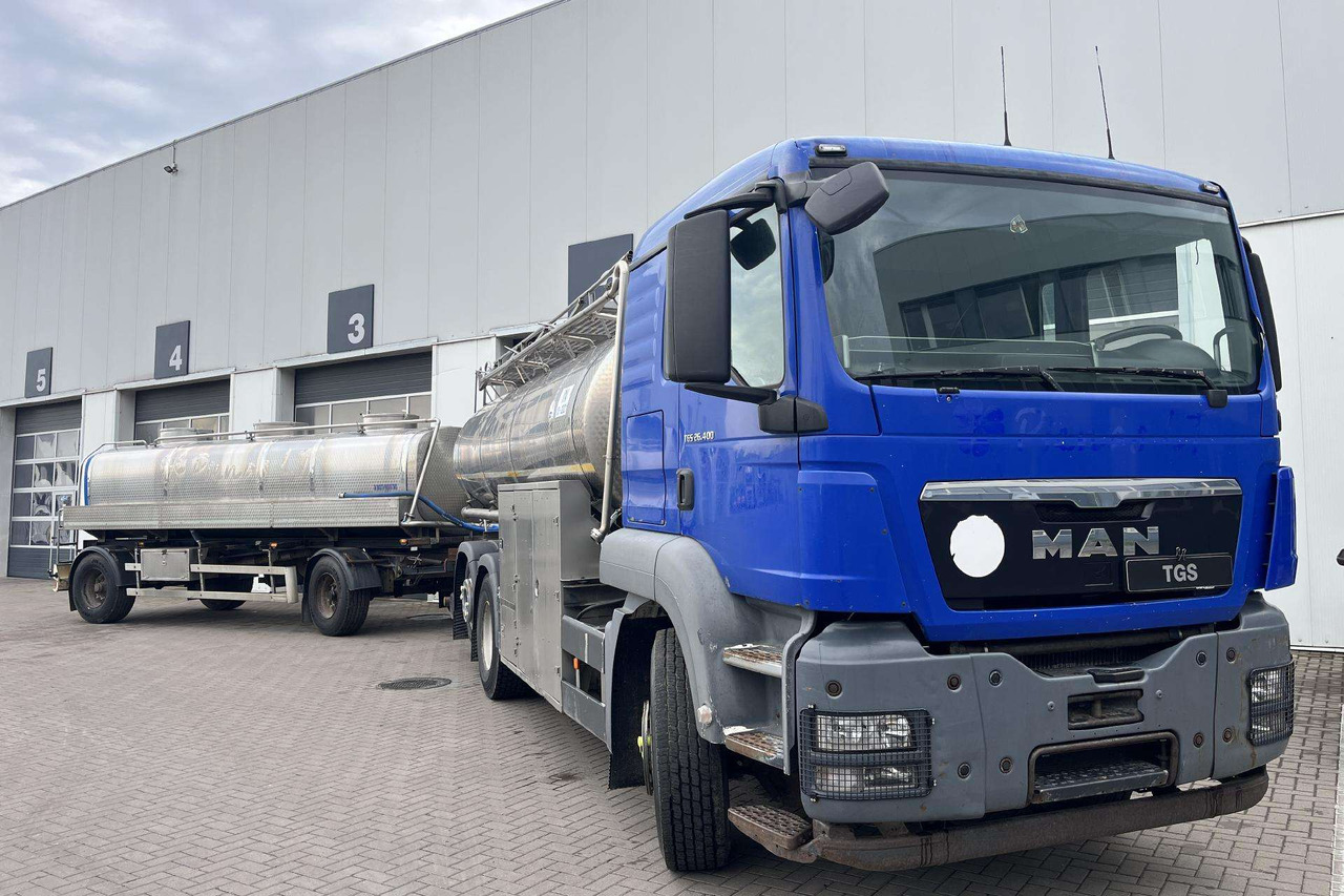 MAN TGS 26.400 6X2-2 Plandex (08632) - Tanker truck, Tanker trailer: picture 1 MAN TGS 26.400 6X2-2 Plandex (08632) - Tanker truck, Tanker trailer: picture 1