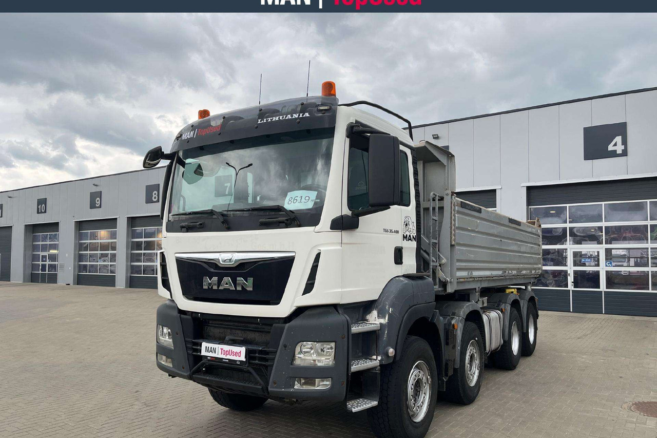 MAN TGS 35.480 8X4 BB Meiller Kipper (8619) - Tipper: picture 1 MAN TGS 35.480 8X4 BB Meiller Kipper (8619) - Tipper: picture 1