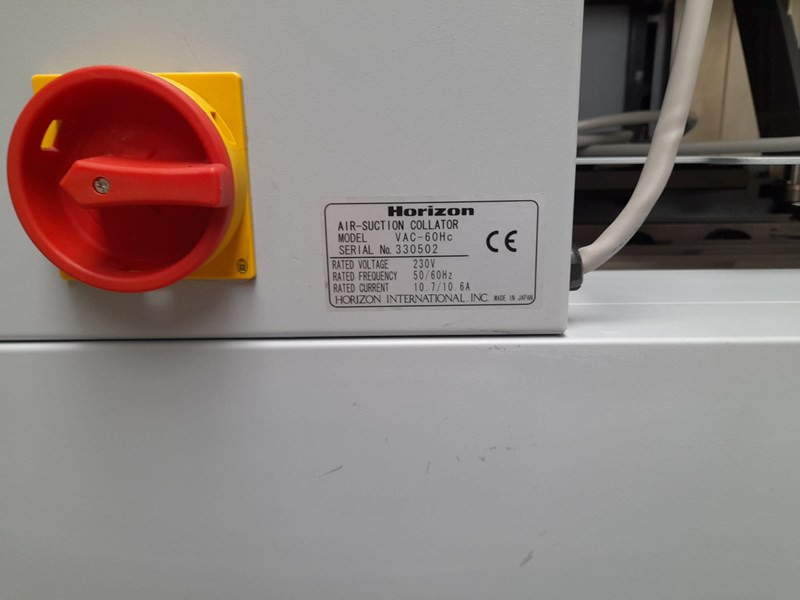 Horizon VAC-60Hc | 2010 - Printing machinery: picture 3 Horizon VAC-60Hc | 2010 - Printing machinery: picture 3