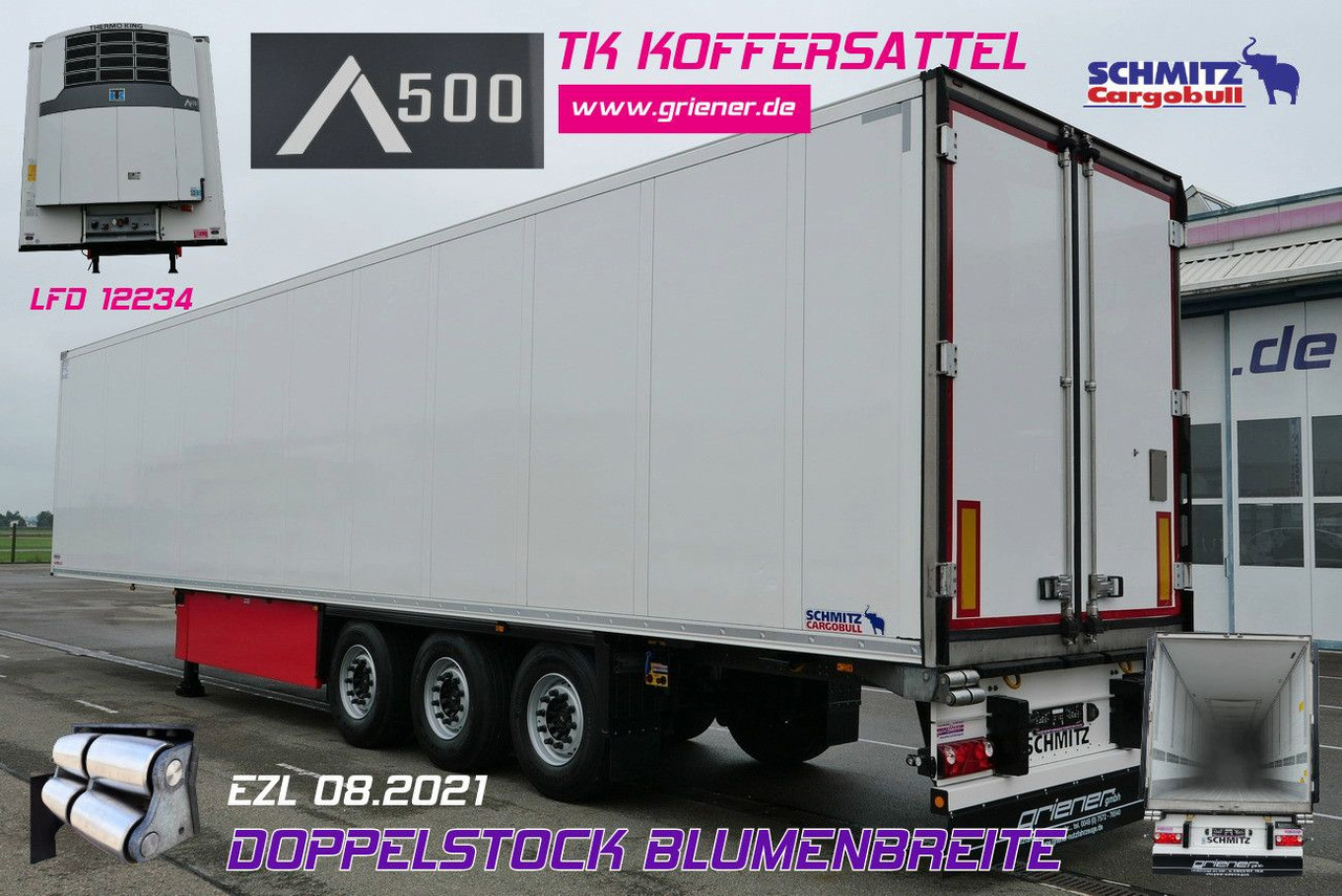 Schmitz Cargobull SKO 24/DOPPELSTOCK BLUMEN TK A500 DRP FP 45 - Refrigerated semi-trailer: picture 1 Schmitz Cargobull SKO 24/DOPPELSTOCK BLUMEN TK A500 DRP FP 45 - Refrigerated semi-trailer: picture 1