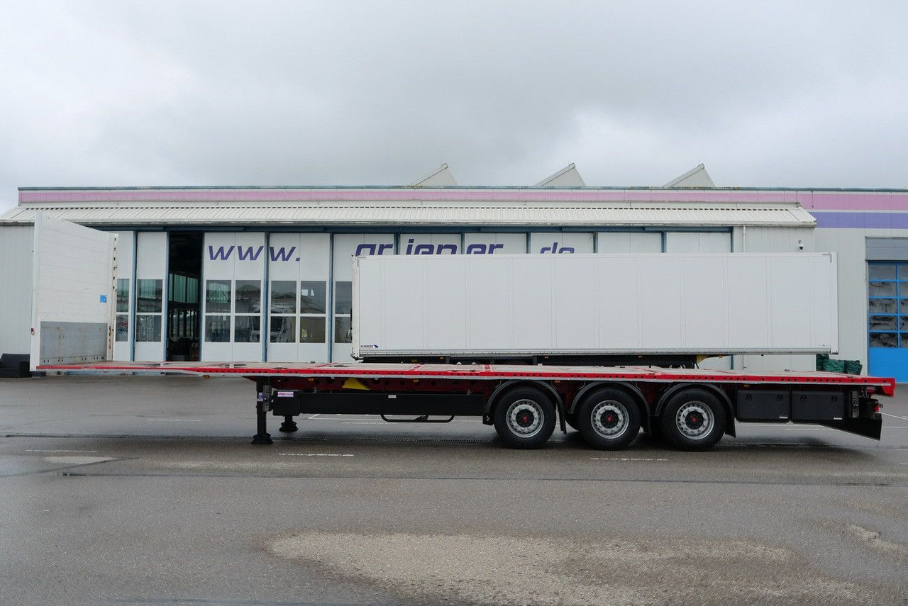 Schwarzmüller RH 80 / CONTAINER 1 x 40/2x20/1x 30 RUNGENTASCH - Dropside/ Flatbed semi-trailer: picture 3 Schwarzmüller RH 80 / CONTAINER 1 x 40/2x20/1x 30 RUNGENTASCH - Dropside/ Flatbed semi-trailer: picture 3