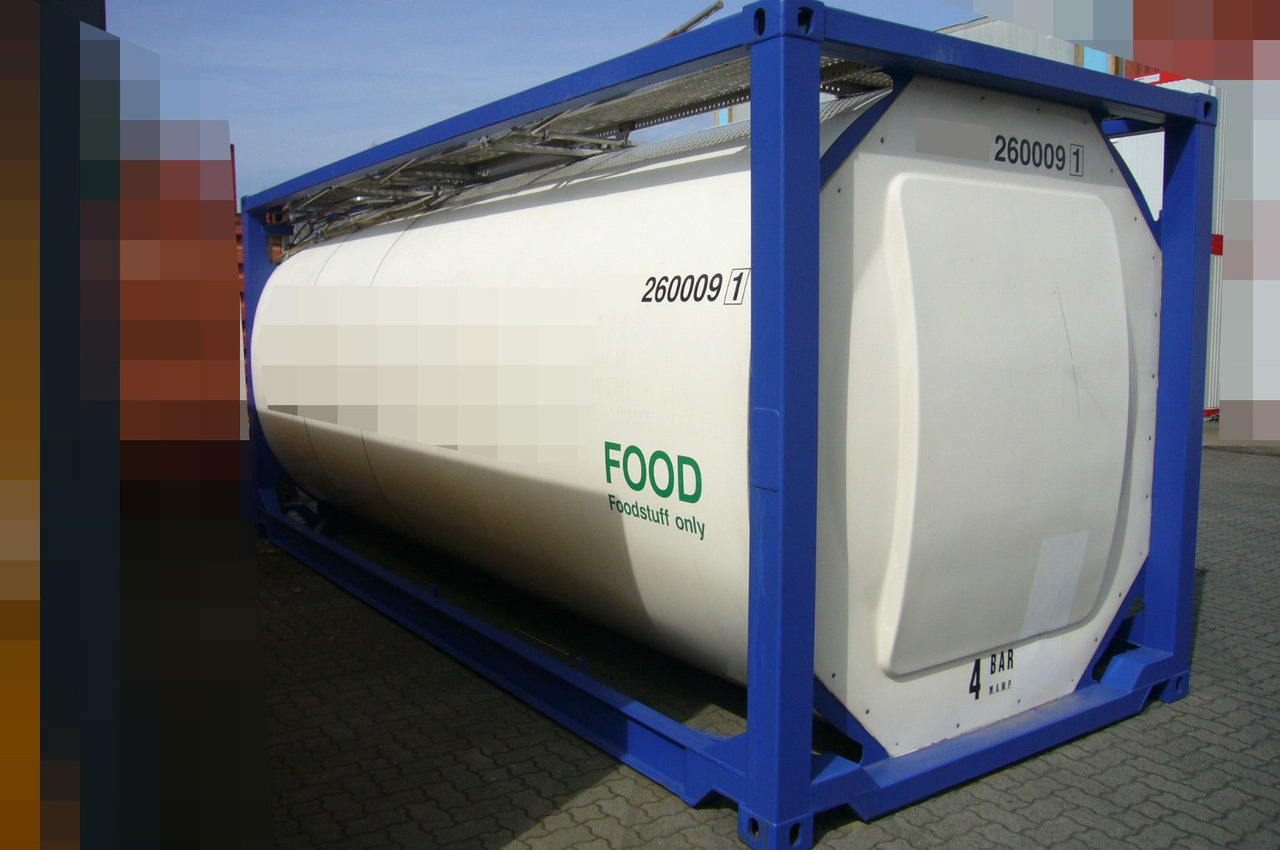 26.000 Lit V4A Lebensmittel Druckluft Vollrahmen - Tank container: picture 3 26.000 Lit V4A Lebensmittel Druckluft Vollrahmen - Tank container: picture 3