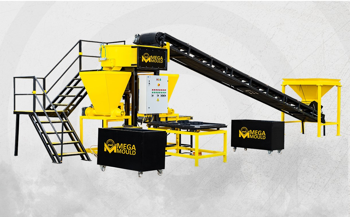 MEGA DECORATIVE PAVER BLOCK MANUFACTURING PLANT - Block making machine: picture 4 MEGA DECORATIVE PAVER BLOCK MANUFACTURING PLANT - Block making machine: picture 4