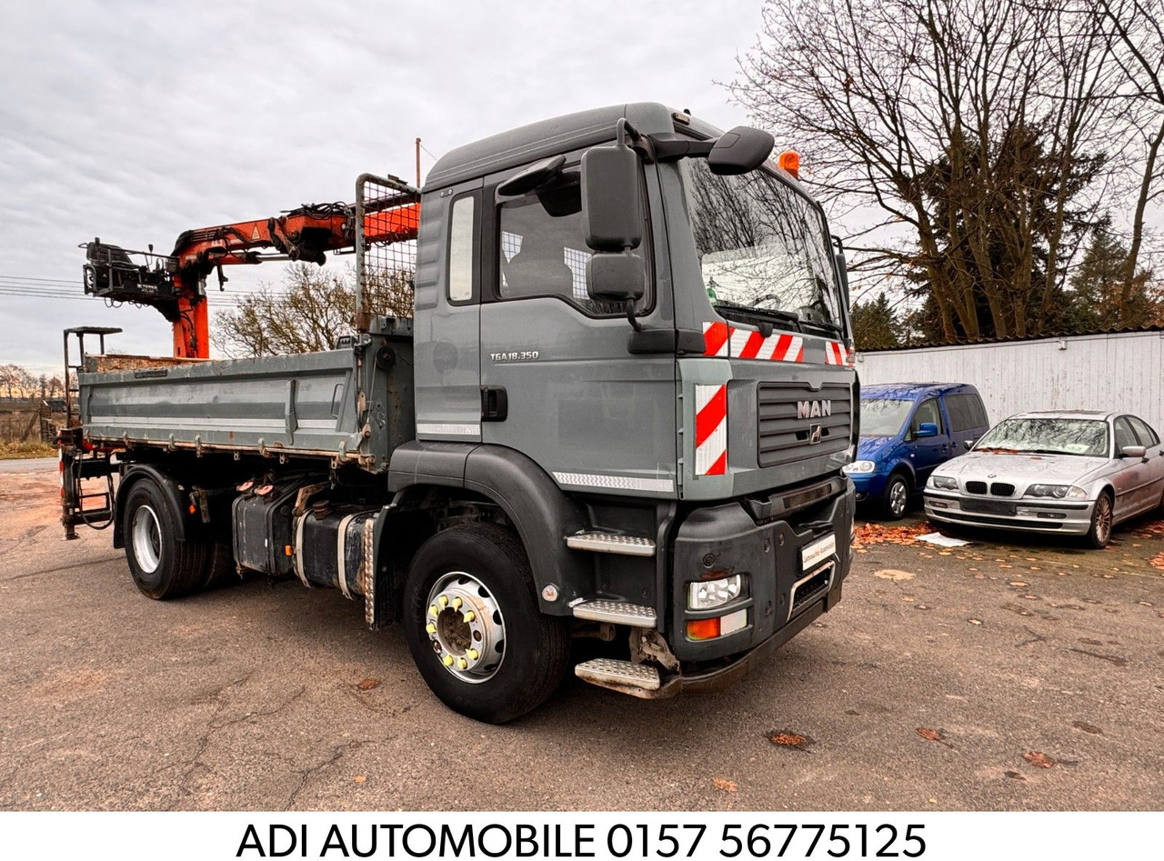 MAN TGA 18.350 Kipper - Kran 4x2 - Tipper, Crane truck: picture 1 MAN TGA 18.350 Kipper - Kran 4x2 - Tipper, Crane truck: picture 1