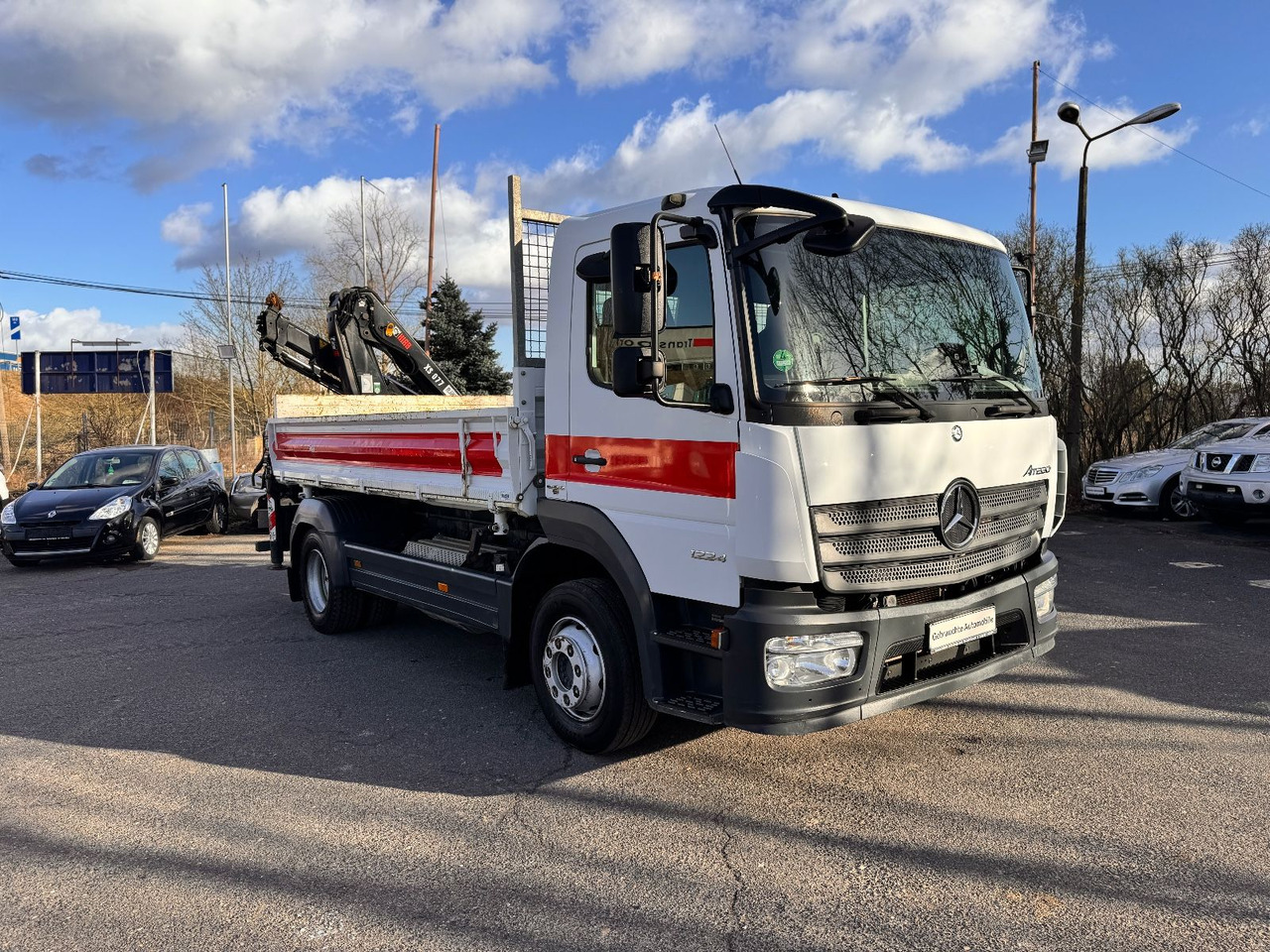 Mercedes-Benz Atego 1224 Kipper - Kran - Tipper, Crane truck: picture 2 Mercedes-Benz Atego 1224 Kipper - Kran - Tipper, Crane truck: picture 2