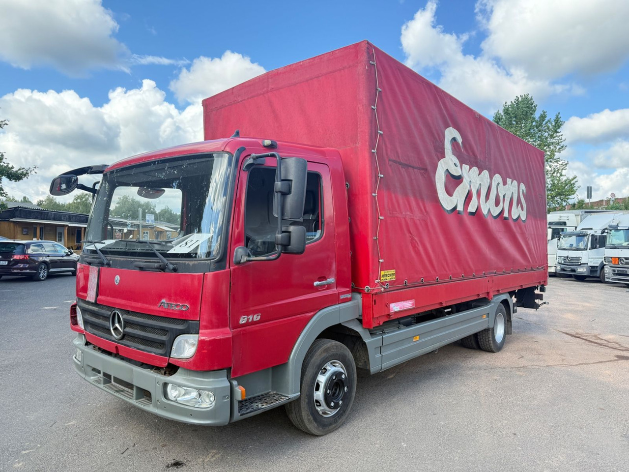 Mercedes-Benz Atego 816 L Lbw Tempomat - Curtain side truck: picture 3 Mercedes-Benz Atego 816 L Lbw Tempomat - Curtain side truck: picture 3