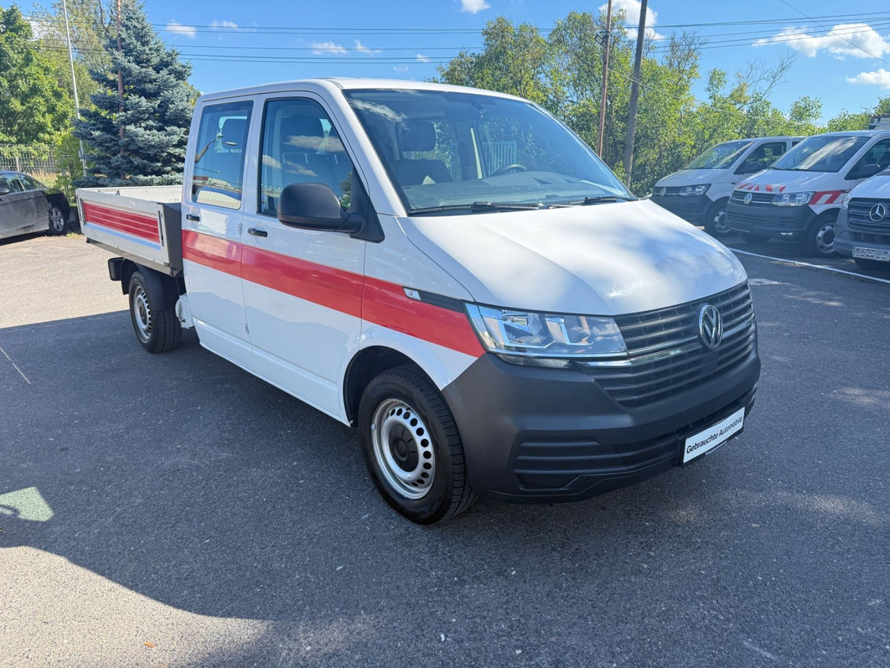 Volkswagen T6 Transporter Pritsche DKL ang 4MOTION - Open body delivery van, Crew cab van: picture 1 Volkswagen T6 Transporter Pritsche DKL ang 4MOTION - Open body delivery van, Crew cab van: picture 1