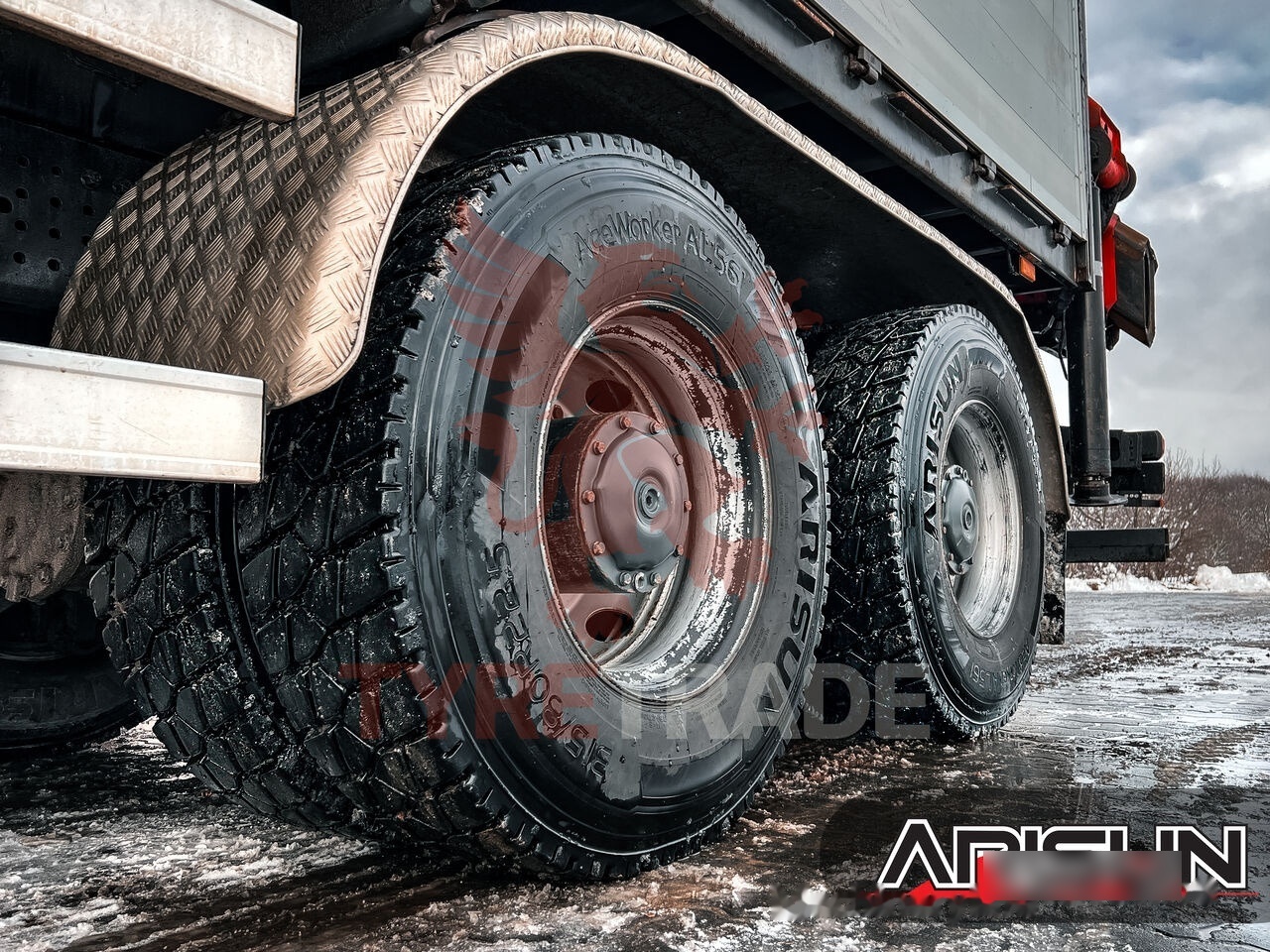 Arisun 315/80R22.5 Arisun AceWork AL561 18PR 156/153K M S 3PMSF DRIVE O - Tire for Truck: picture 3 Arisun 315/80R22.5 Arisun AceWork AL561 18PR 156/153K M S 3PMSF DRIVE O - Tire for Truck: picture 3