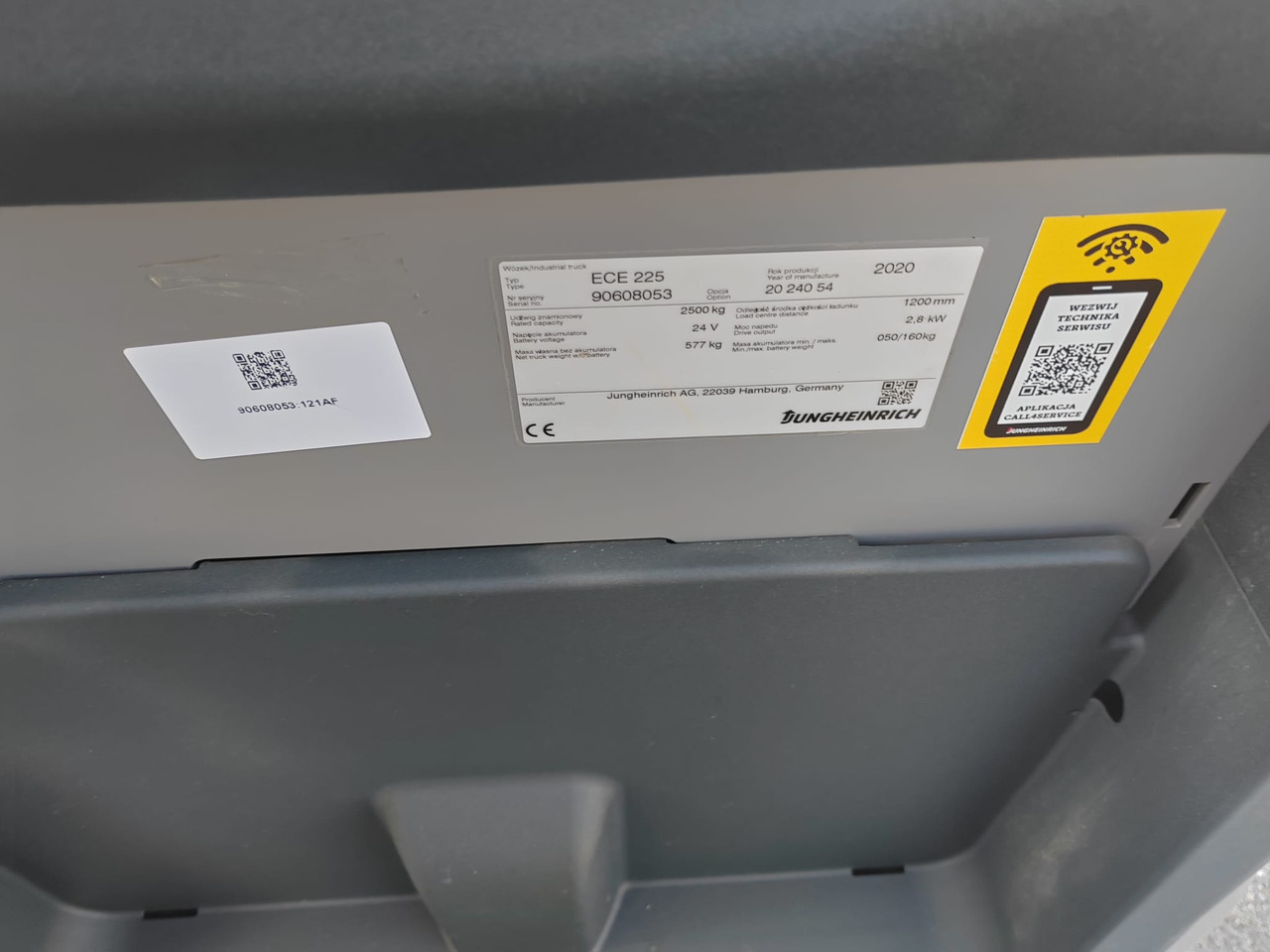 Order picker Jungheinrich ECE 225 Li-Ion/ 2.4m/ 2020yy/ 3057mh: picture 12