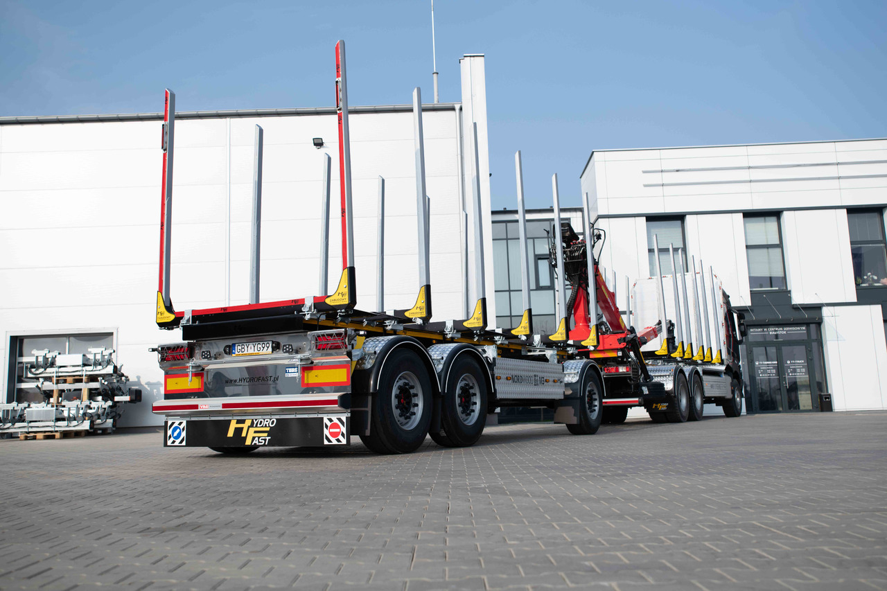 Hydrofast Przyczepa 3 - osiowa / 3 axles trailer for timber transport / 3 Achsen Anhänger für Holztransport - Timber trailer: picture 5 Hydrofast Przyczepa 3 - osiowa / 3 axles trailer for timber transport / 3 Achsen Anhänger für Holztransport - Timber trailer: picture 5