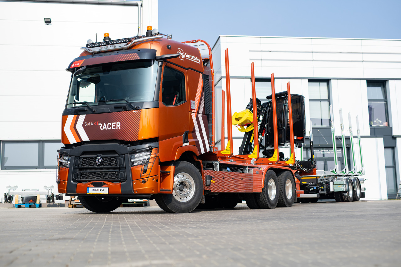 RENAULT TRUCKS C P6X4 Zabudowa do transportu drewna / Timber transport truck / Holztransportwagen/Camion de transport lemn - Timber truck, Electric truck: picture 4 RENAULT TRUCKS C P6X4 Zabudowa do transportu drewna / Timber transport truck / Holztransportwagen/Camion de transport lemn - Timber truck, Electric truck: picture 4