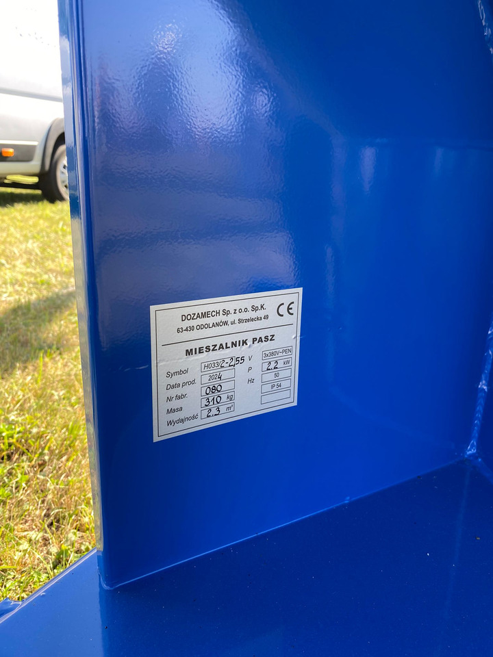 New Livestock equipment Dozamech Getreidemischanlage / Feed mixer / Melangeuse de fourrage / Miscelatore di mangime / Кормосмеситель / Mieszalnik H-033/2 1000 kg: picture 9 New Livestock equipment Dozamech Getreidemischanlage / Feed mixer / Melangeuse de fourrage / Miscelatore di mangime / Кормосмеситель / Mieszalnik H-033/2 1000 kg: picture 9