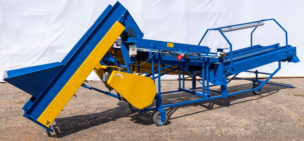 ROLMET Kartoffelsortierer / Potato sorting machine / Trieuse de pomme de terre / Selezionatrice per patate / Clasificador de patatas / Картофелесортировочная машина / Sortownik do ziemniaków M614/2 - Potato equipment: picture 1 ROLMET Kartoffelsortierer / Potato sorting machine / Trieuse de pomme de terre / Selezionatrice per patate / Clasificador de patatas / Картофелесортировочная машина / Sortownik do ziemniaków M614/2 - Potato equipment: picture 1