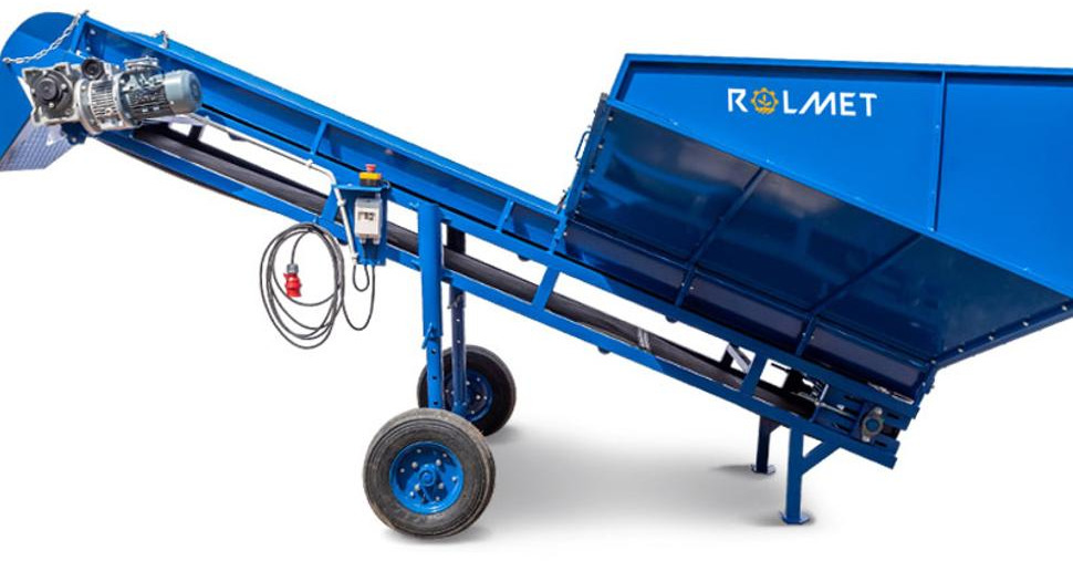 ROLMET Vorratsbunker / Receiving hopper / Trémie de réception / Cesto di ricezione / Tolva receptora de rodillo / Приёмная корзина / Kosz przyjęciowy KP-1 - Potato equipment: picture 3 ROLMET Vorratsbunker / Receiving hopper / Trémie de réception / Cesto di ricezione / Tolva receptora de rodillo / Приёмная корзина / Kosz przyjęciowy KP-1 - Potato equipment: picture 3