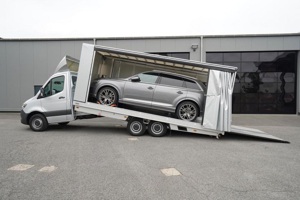 Mercedes-Benz Sprinter 619 ALGEMA BLITZLADER 2 - GESCHLOSSEN - Car transporter truck, Commercial vehicle: picture 1 Mercedes-Benz Sprinter 619 ALGEMA BLITZLADER 2 - GESCHLOSSEN - Car transporter truck, Commercial vehicle: picture 1