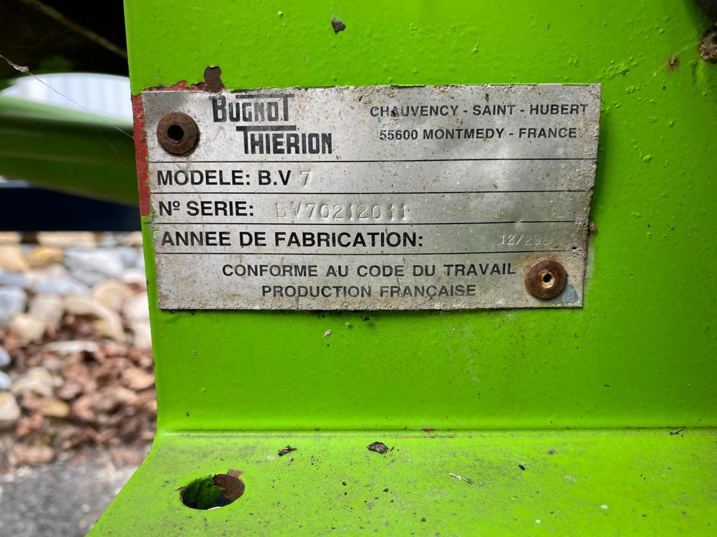 Wood chipper BUGNOT THIERION BV7 Broyeur de branche: picture 8