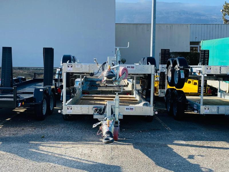 ECIM REMORQUE PORTE ENGINS 2 ESSIEUX 3T5 NEUVE - Plant trailer: picture 3 ECIM REMORQUE PORTE ENGINS 2 ESSIEUX 3T5 NEUVE - Plant trailer: picture 3