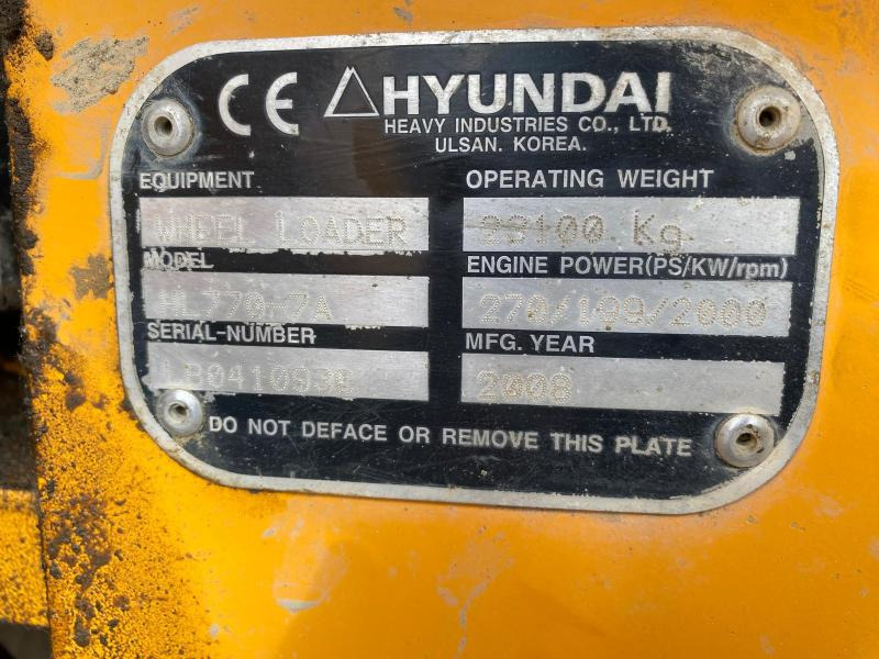 Leasing of HYUNDAI Chargeuse articulé HL770-7A 23T HYUNDAI Chargeuse articulé HL770-7A 23T: picture 23 Leasing of HYUNDAI Chargeuse articulé HL770-7A 23T HYUNDAI Chargeuse articulé HL770-7A 23T: picture 23