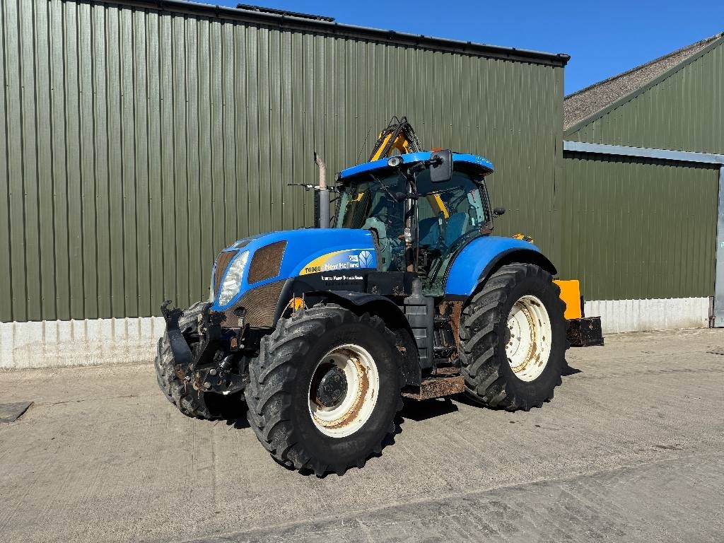 New Holland T6080 c/w Herder Cavalier - Flail mower/ Mulcher: picture 1 New Holland T6080 c/w Herder Cavalier - Flail mower/ Mulcher: picture 1