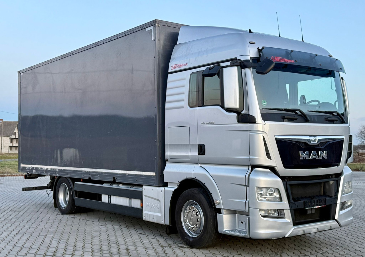 MAN TGX 18.400 / FIRANKA / KONTENER / NISKI PRZEBIEG / EURO 6 / AUTOMAT / SYPIALKA / 2016 ROK - Curtain side truck: picture 1 MAN TGX 18.400 / FIRANKA / KONTENER / NISKI PRZEBIEG / EURO 6 / AUTOMAT / SYPIALKA / 2016 ROK - Curtain side truck: picture 1
