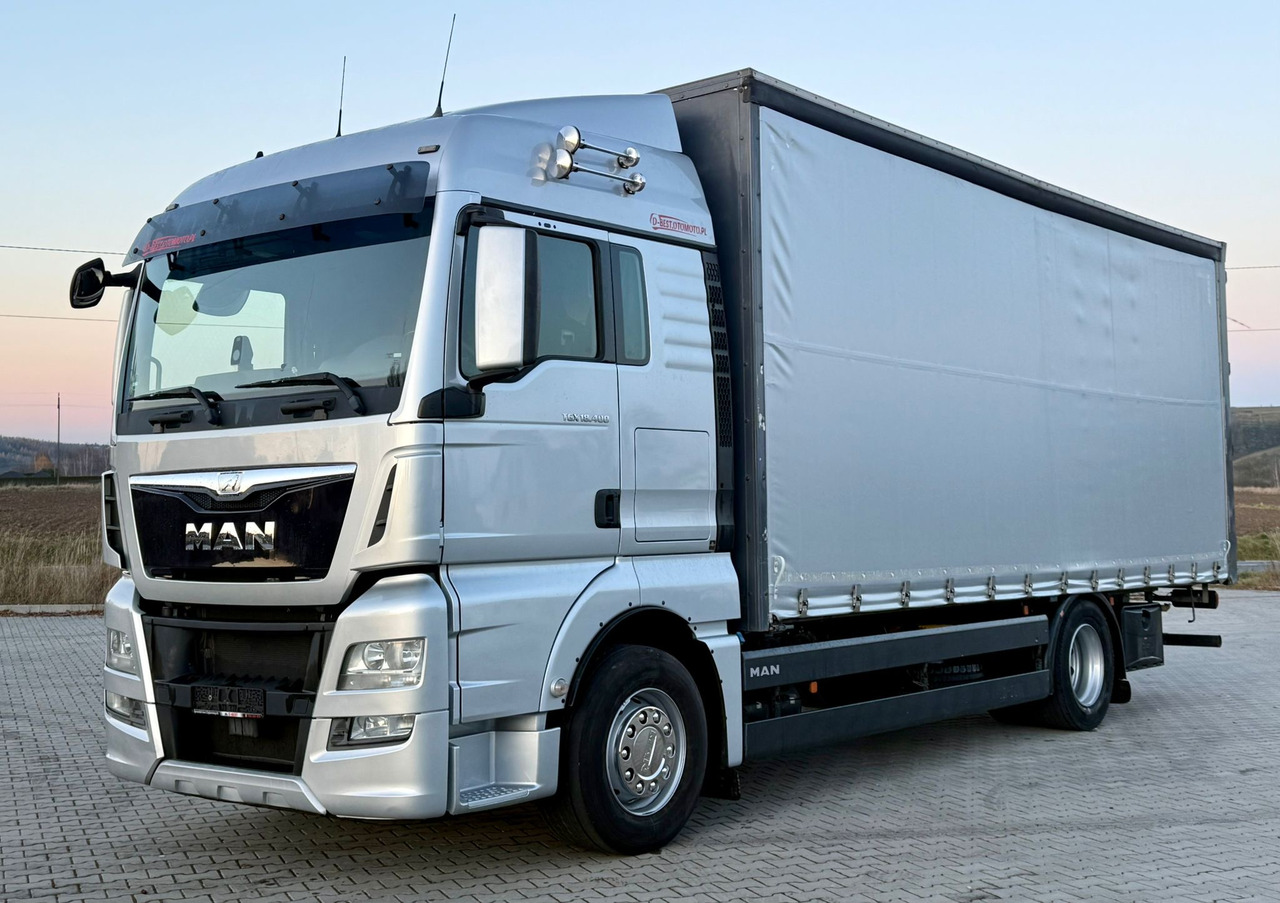MAN TGX 18.400 / FIRANKA / KONTENER / NISKI PRZEBIEG / EURO 6 / AUTOMAT / SYPIALKA / 2016 ROK - Curtain side truck: picture 2 MAN TGX 18.400 / FIRANKA / KONTENER / NISKI PRZEBIEG / EURO 6 / AUTOMAT / SYPIALKA / 2016 ROK - Curtain side truck: picture 2