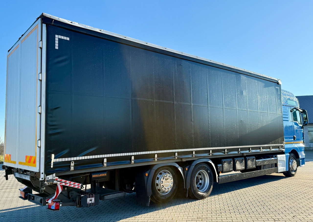 MAN TGX 26.420 / FIRANKA / WINDA / 23 EUROPALETY / 6x2 / AUTOMAT / EURO 6 / OŚ PODNOSZONA / DUŻA KABINA / 2019 ROK - Curtain side truck: picture 3 MAN TGX 26.420 / FIRANKA / WINDA / 23 EUROPALETY / 6x2 / AUTOMAT / EURO 6 / OŚ PODNOSZONA / DUŻA KABINA / 2019 ROK - Curtain side truck: picture 3