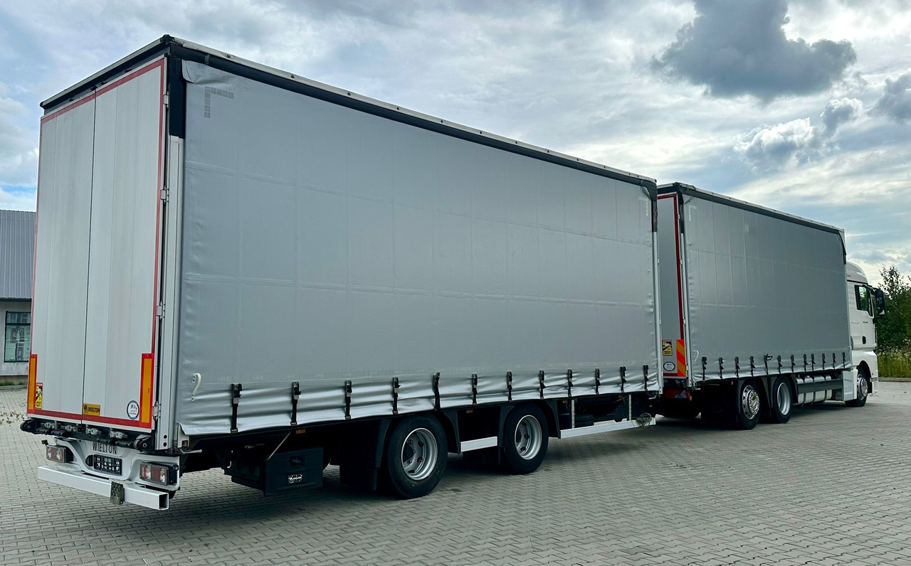 MAN TGX 26.460 / ZESTAW PRZEJAZDOWY / 38 PALET / AUTOMAT / SYPIALKA / PRZYCZEPA WIELTON / 2019 ROK / NISKI PRZEBIEG - Curtain side truck: picture 3 MAN TGX 26.460 / ZESTAW PRZEJAZDOWY / 38 PALET / AUTOMAT / SYPIALKA / PRZYCZEPA WIELTON / 2019 ROK / NISKI PRZEBIEG - Curtain side truck: picture 3