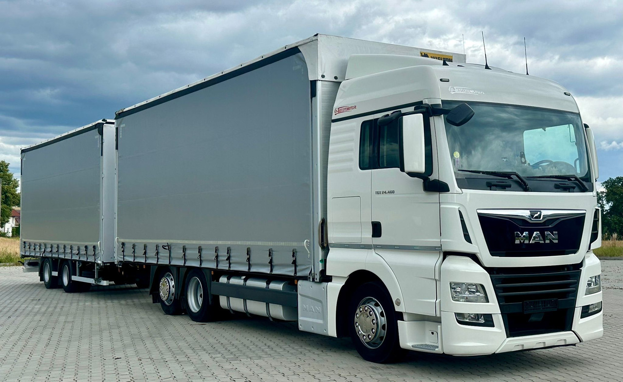MAN TGX 26.460 / ZESTAW PRZEJAZDOWY / 38 PALET / AUTOMAT / SYPIALKA / PRZYCZEPA WIELTON / 2019 ROK / NISKI PRZEBIEG - Curtain side truck: picture 2 MAN TGX 26.460 / ZESTAW PRZEJAZDOWY / 38 PALET / AUTOMAT / SYPIALKA / PRZYCZEPA WIELTON / 2019 ROK / NISKI PRZEBIEG - Curtain side truck: picture 2