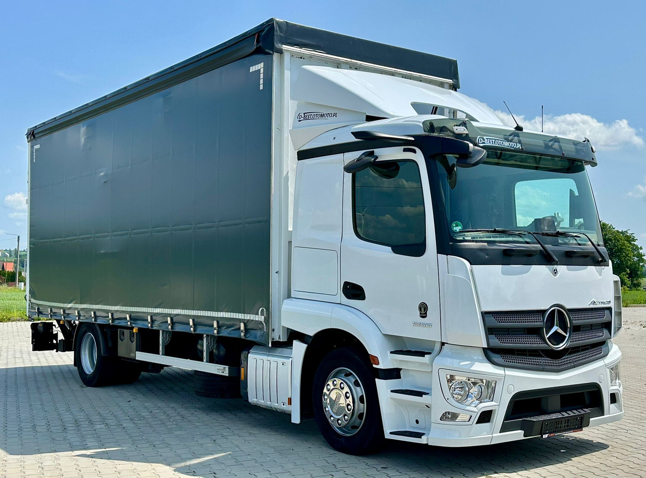 MERCEDES-BENZ ACTROS 1833 / FIRANKA / WINDA / 18 PALET / AUTOMAT / 310 TYS KM / DUŻY SILNIK / 2020 ROK / SYPIALKA - Curtain side truck: picture 1 MERCEDES-BENZ ACTROS 1833 / FIRANKA / WINDA / 18 PALET / AUTOMAT / 310 TYS KM / DUŻY SILNIK / 2020 ROK / SYPIALKA - Curtain side truck: picture 1