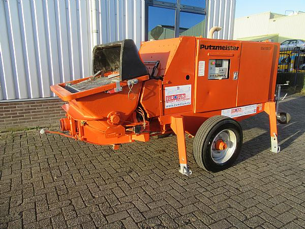2014 PUTZMEISTER BSA 1005 DC concrete pump - Stationary concrete pump: picture 2 2014 PUTZMEISTER BSA 1005 DC concrete pump - Stationary concrete pump: picture 2
