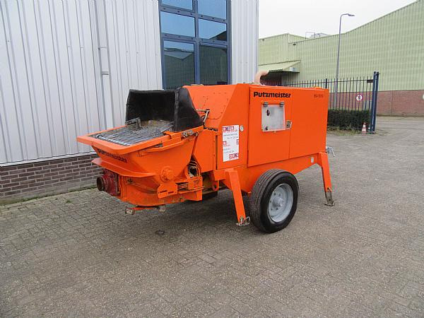 2014 PUTZMEISTER BSA1005 DC trailer mounted. - Stationary concrete pump: picture 1 2014 PUTZMEISTER BSA1005 DC trailer mounted. - Stationary concrete pump: picture 1