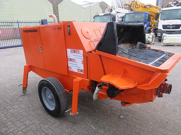 2014 PUTZMEISTER BSA1005 DC trailer mounted. - Stationary concrete pump: picture 3 2014 PUTZMEISTER BSA1005 DC trailer mounted. - Stationary concrete pump: picture 3