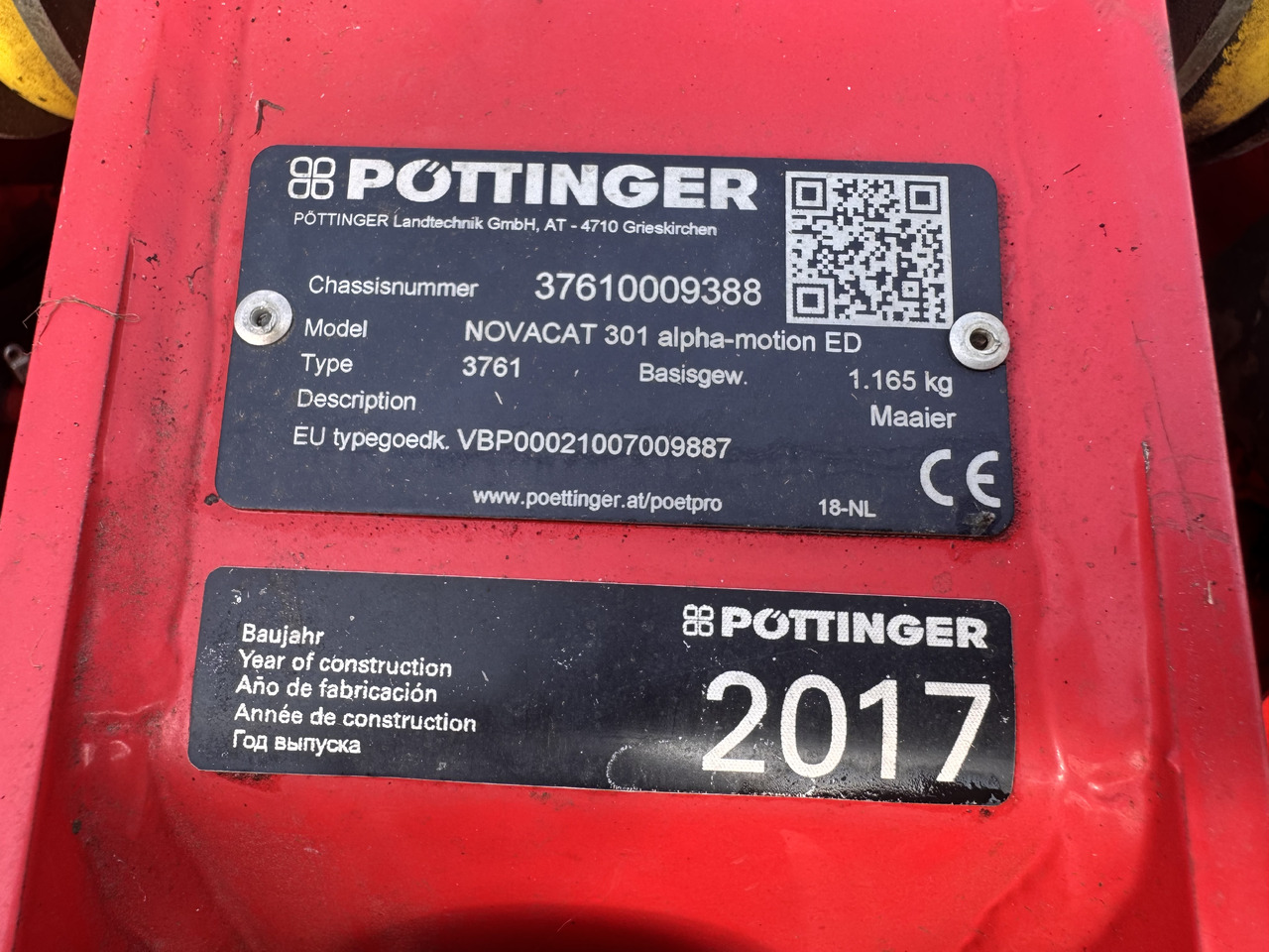 Mower PÖTTINGER Novacat 301 ED Alpha-Motion: picture 15