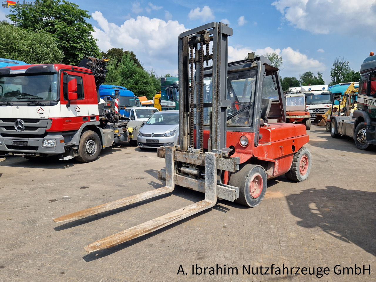 Linde H60 Tragfähigkeit 6000 kg ,3800 mm Hubhöhe, 2x vorhanden - Diesel forklift: picture 1 Linde H60 Tragfähigkeit 6000 kg ,3800 mm Hubhöhe, 2x vorhanden - Diesel forklift: picture 1