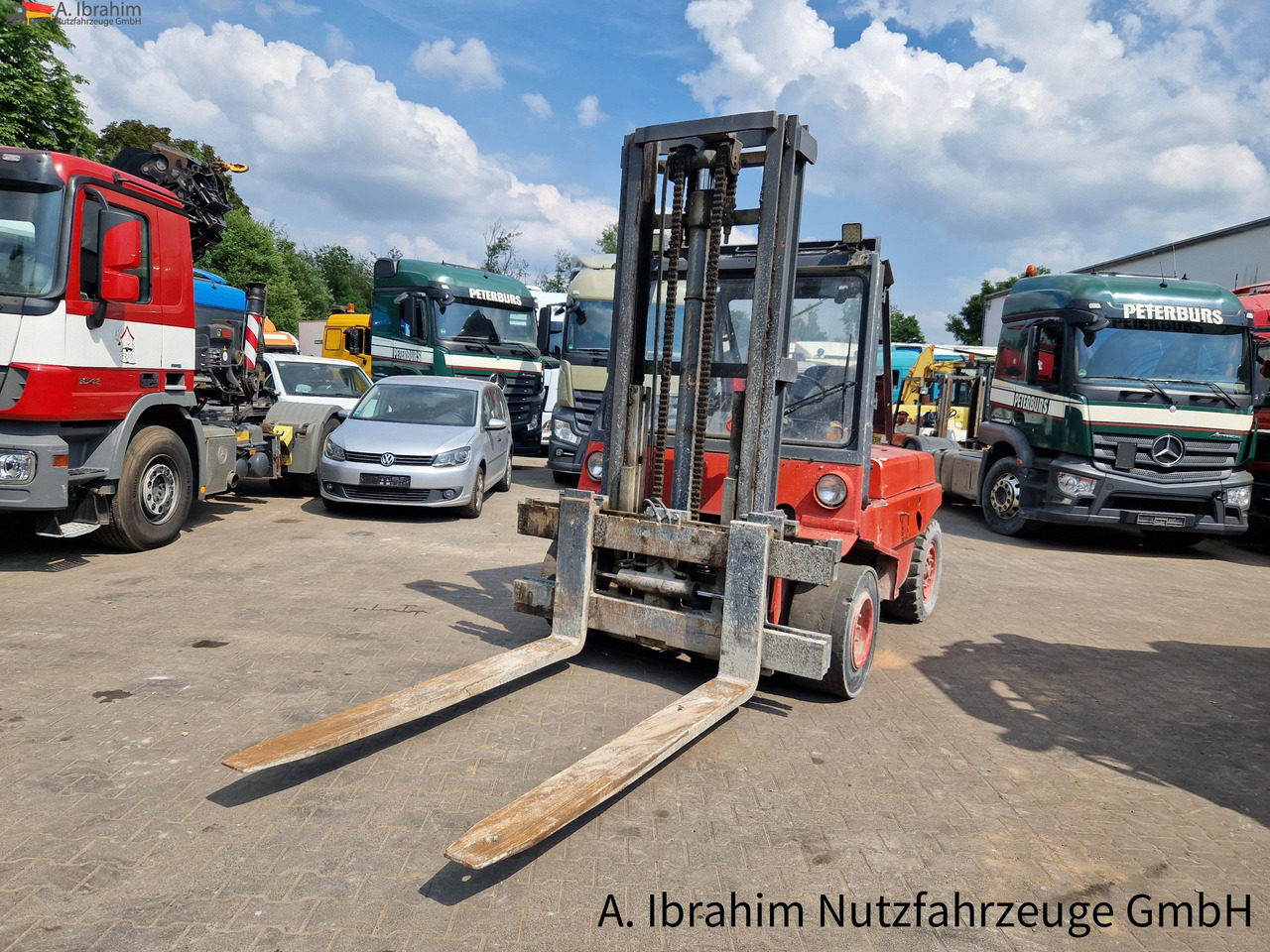 Linde H60 Tragfähigkeit 6000 kg ,3800 mm Hubhöhe, 2x vorhanden - Diesel forklift: picture 5 Linde H60 Tragfähigkeit 6000 kg ,3800 mm Hubhöhe, 2x vorhanden - Diesel forklift: picture 5