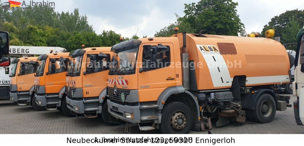 Mercedes-Benz 1823 DB 1823,Optifant 70, 3677 h Betriebsst., 2 Motors, 3 Pedals - Road sweeper: picture 2 Mercedes-Benz 1823 DB 1823,Optifant 70, 3677 h Betriebsst., 2 Motors, 3 Pedals - Road sweeper: picture 2