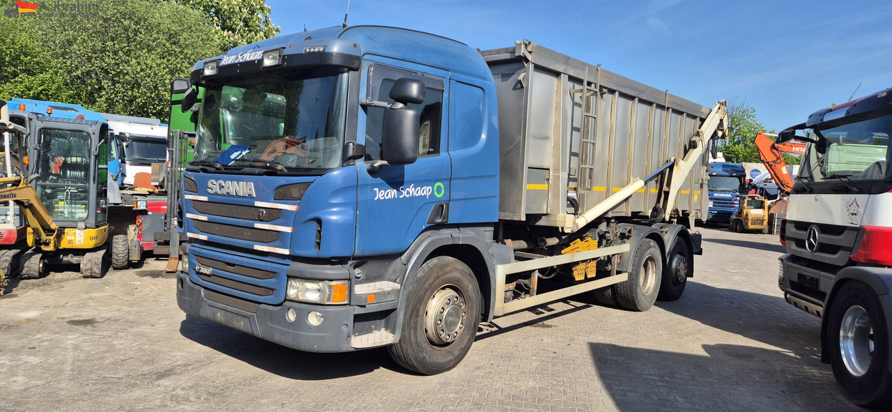 Scania P 380 Edelstahlkipper Tierentsorgung - Tipper: picture 1 Scania P 380 Edelstahlkipper Tierentsorgung - Tipper: picture 1