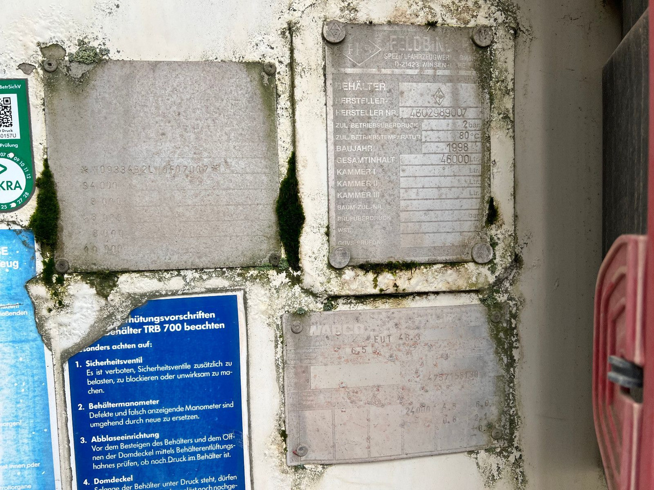 Feldbinder EUT 46,3 - Silo semi-trailer: picture 5 Feldbinder EUT 46,3 - Silo semi-trailer: picture 5