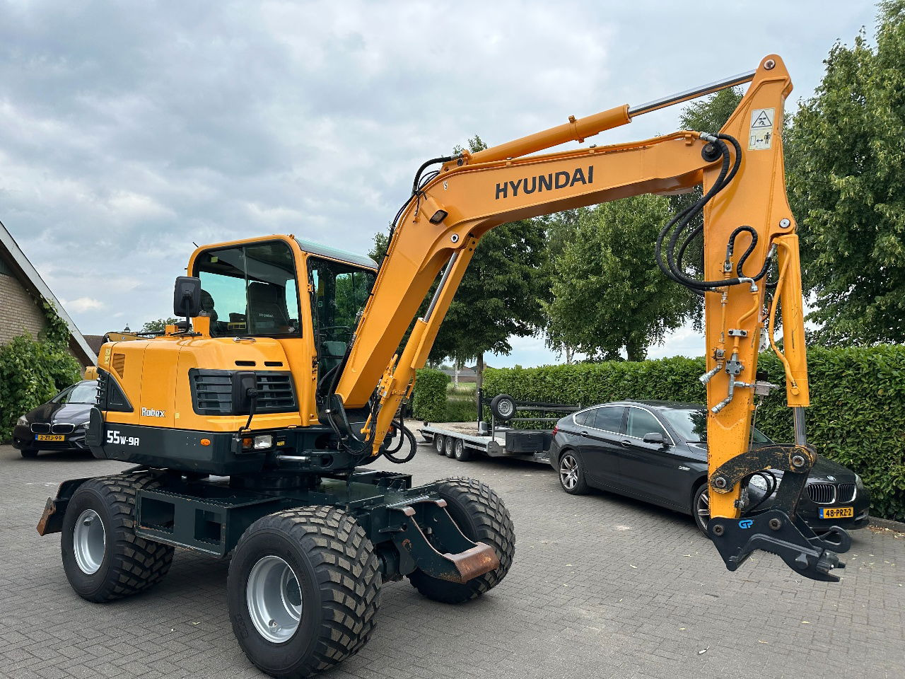 Hyundai 55W-9A - Wheel excavator: picture 4 Hyundai 55W-9A - Wheel excavator: picture 4