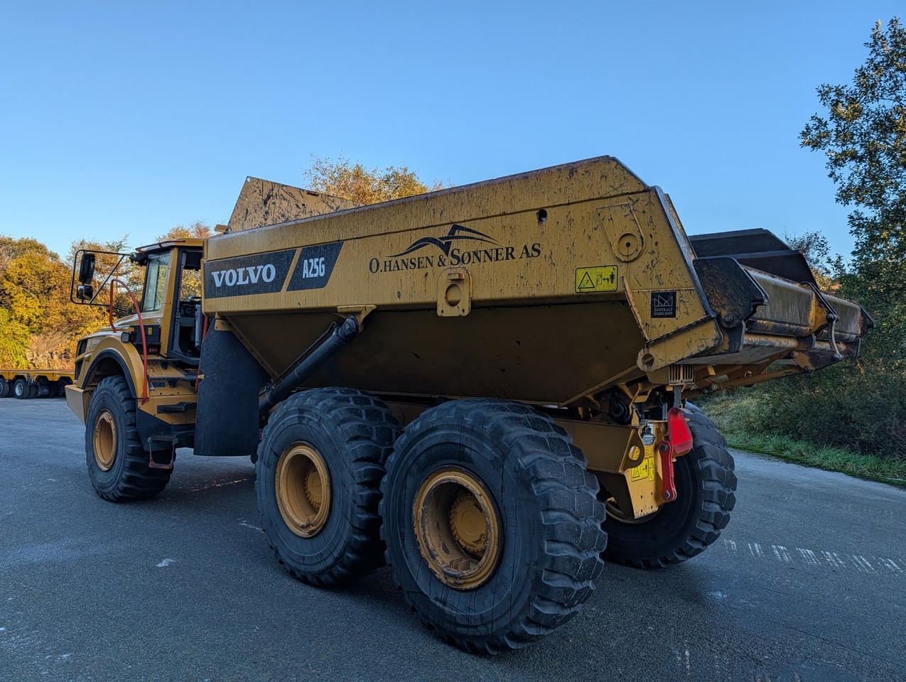 Volvo A25G på hvite skilt - Articulated dump truck: picture 4 Volvo A25G på hvite skilt - Articulated dump truck: picture 4