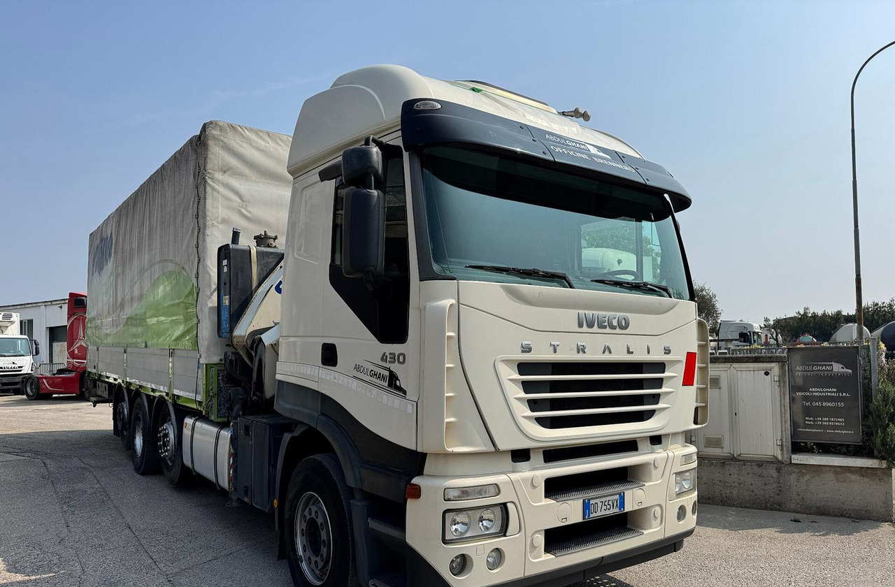 IVECO 430 - 4 ASSI STRADALE CON GRU - Curtain side truck, Crane truck: picture 2 IVECO 430 - 4 ASSI STRADALE CON GRU - Curtain side truck, Crane truck: picture 2