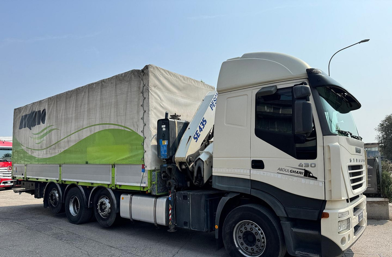 IVECO 430 - 4 ASSI STRADALE CON GRU - Curtain side truck, Crane truck: picture 3 IVECO 430 - 4 ASSI STRADALE CON GRU - Curtain side truck, Crane truck: picture 3